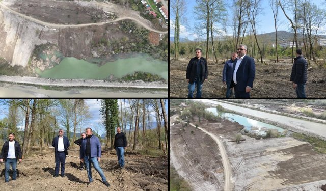 YENİCE MİLLET BAHÇESİ'NDE ÇALIŞMALAR YERİNDE İNCELENDİ