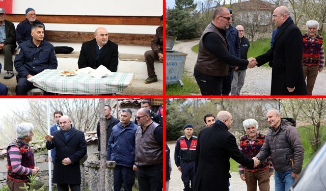 KAYMAKAM BASKIN ÜÇBÖLÜK KÖYÜ'NÜ ZİYARET ETTİ