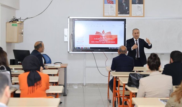 KARABÜK'TE ÖZEL EĞİTİM KURUMLARIYLA KOORDİNASYON TOPLANTISI YAPILDI