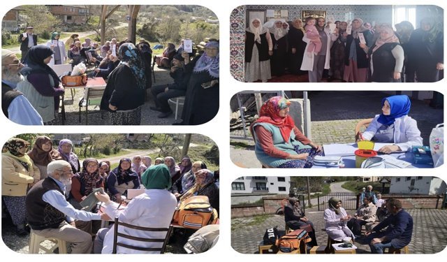 BARTIN'DA 7 KÖYDE MOBİL SAĞLIK TARAMASI