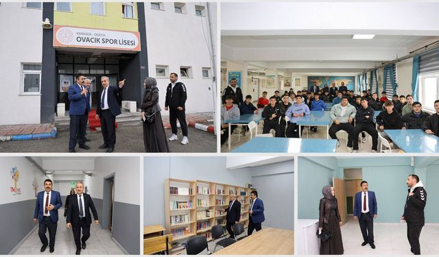 İL MÜDÜRÜ AKBAŞ'TAN SPOR LİSESİ'NE ZİYARET