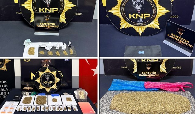 KARABÜK'TE 6 NARKOTİK BASKININDA 4 TUTUKLAMA