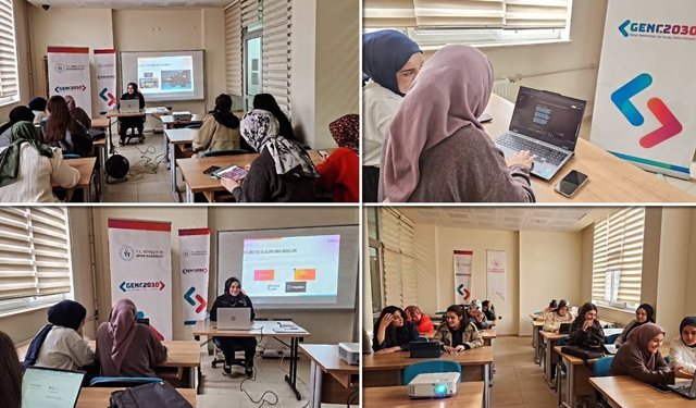 “GENÇ 2030” YAPAY ZEKA VE DİJİTAL YETKİNLİK ATÖLYESİ DÜZENLENDİ