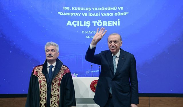 CUMHURBAŞKANI ERDOĞAN DANIŞTAY'IN 158. YIL DÖNÜMÜ TÖRENİNE KATILDI