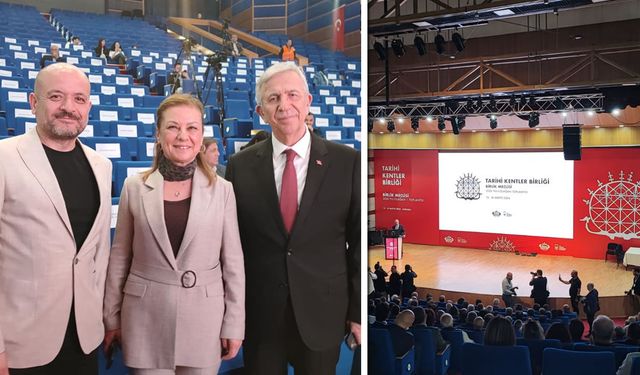 TARİHİ KENTLER BİRLİĞİ'NDE "BAŞKAN MANSUR YAVAŞ, VEKİL ELİF KÖSE"