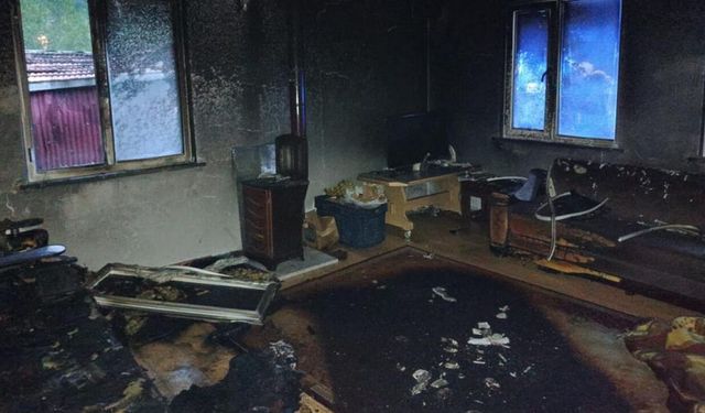 BENZİNLE SOBA YAKARKEN ÖLÜMDEN DÖNDÜLER