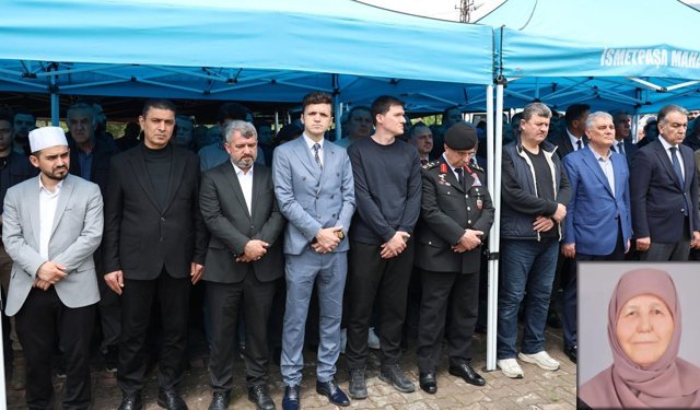 JANDARMA GENEL KOMUTANI ÇARDAKCI'NIN KAYINVALİDESİ TOPRAĞA VERİLDİ