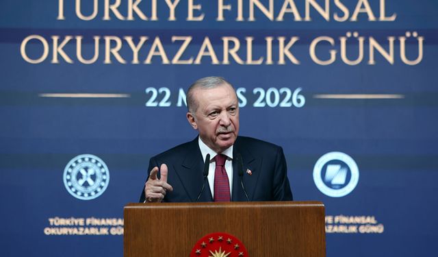 CUMHURBAŞKANI ERDOĞAN FİNANSAL OKURYAZARLIK GÜNÜ PROGRAMINA KATILDI
