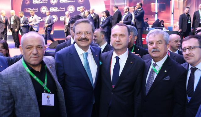 KARABÜK TSO HEYETİ TOBB GENEL KURULU'NDA KATILDI