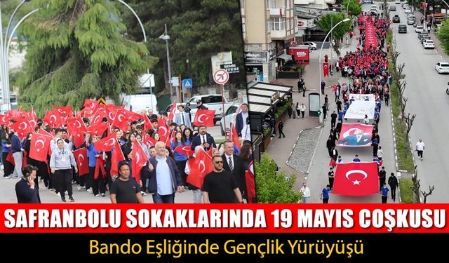 SAFRANBOLU SOKAKLARINDA 19 MAYIS COŞKUSU