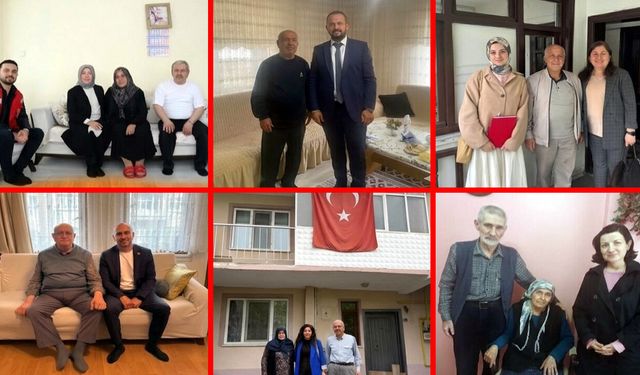 ŞEHİT AİLELERİNE VEFA ZİYARETLERİ SÜRÜYOR
