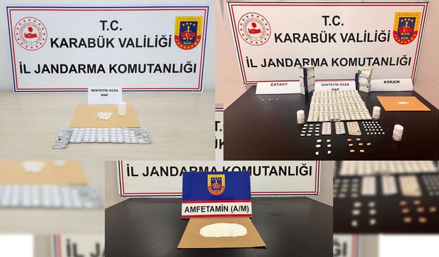 KARABÜK'TE ZEHİRE GEÇİT VERİLMİYOR: 4 GÖZALTI