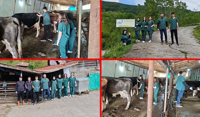 YORTAN ÇPAL ÖĞRENCİLERİ KÖYDE SAHAYA İNDİ