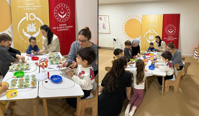 AİLE HAFTASINDA ANNE VE ÇOCUKLAR AYNI ETKİNLİKTE BULUŞTU