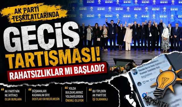 YENİ KATILIMLARA AK PARTİ TEŞKİLATLARDAN TEPKİ BAŞLADI