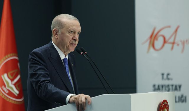 CUMHURBAŞKANI ERDOĞAN SAYIŞTAY'IN 164. KURULUŞ YIL DÖNÜMÜ PROGRAMINA KATILDI