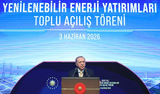 CUMHURBAŞKANI ERDOĞAN 2025 YILI YENİLENEBİLİR ENERJİ YATIRIMLARI TOPLU AÇILIŞ TÖRENİNE KATILDI