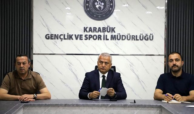 KARABÜK'TE GSB OKULLARI HAZIRLIKLARI GÖRÜŞÜLDÜ