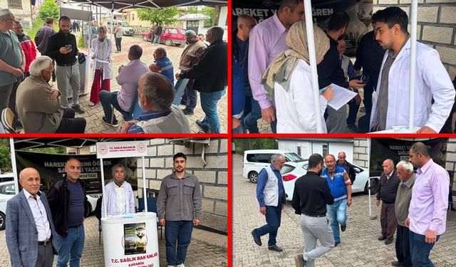 KARABÜK'TE "HAREKET YAŞINI ÖĞREN, SAĞLIKLI YAŞA" KAMPANYASI OVACIK'TA