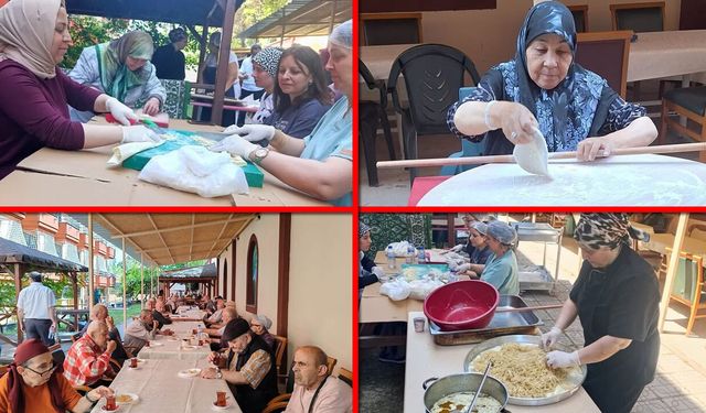 YÜCEL HUZUREVİ'NDE ÇULLU BÖREK ETKİNLİĞİ