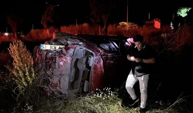 KONTROLDEN ÇIKIP TAKLA ATTI: 2 YARALI