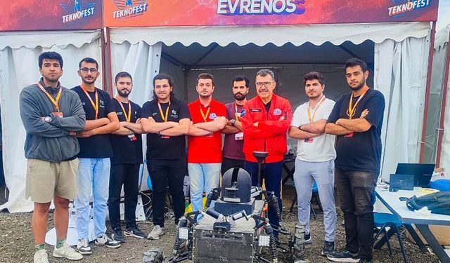 KBÜ TAKIMI ABD'DE İNSANSIZ KARA ARACI YARIŞMASINDA FİNALDE