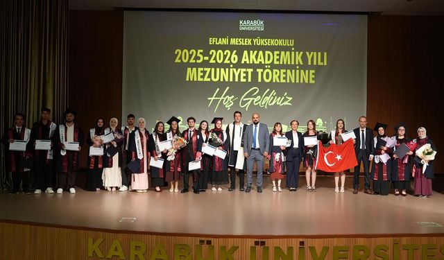 KBÜ MESLEK YÜKSEKOKULLARINDA MEZUNİYET COŞKUSU