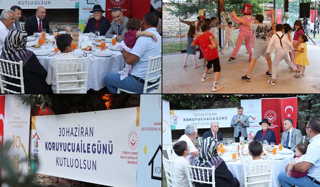 VALİ ÇAĞATAY KORUYUCU AİLELER VE ÇOCUKLARLA BULUŞTU