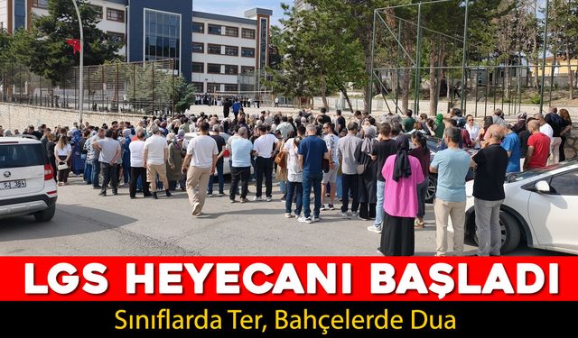 KARABÜK'TE LGS HEYECANI BAŞLADI