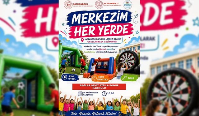 SAFRANBOLU GENÇLİK MERKEZİ'NDEN "MERKEZİM HER YERDE" ETKİNLİĞİ