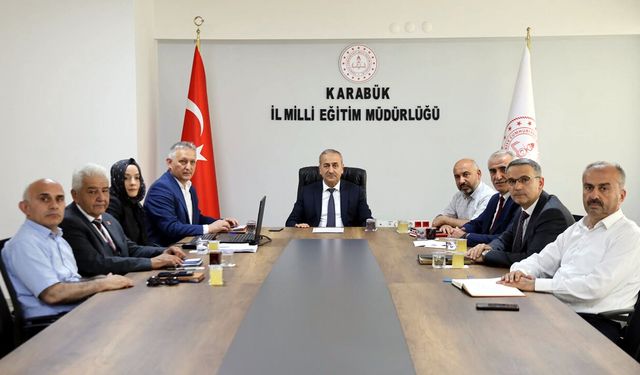 KARABÜK'TE LGS HAZIRLIKLARI MASAYA YATIRILDI