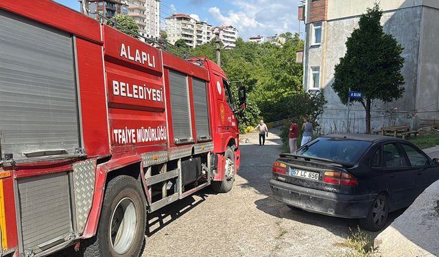 PİKNİK TÜPÜ ALEV TOPUNA DÖNDÜ