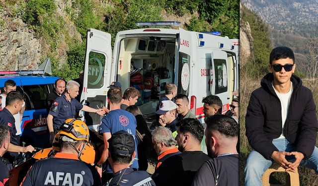 ARKADAŞLARIYLA ŞELALEYE GİREN GENÇ HAYATINI KAYBETTİ