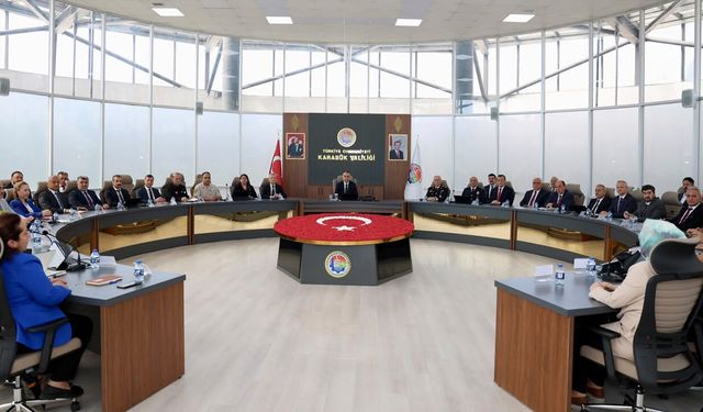 KARABÜK'TE İL İDARE ŞUBE BAŞKANLARI TOPLANTISI YAPILDI