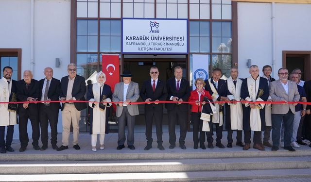 TÜRKER İNANAOĞLU İLETİŞİM FAKÜLTESİNE CILIZ AÇILIŞ TÖRENİ