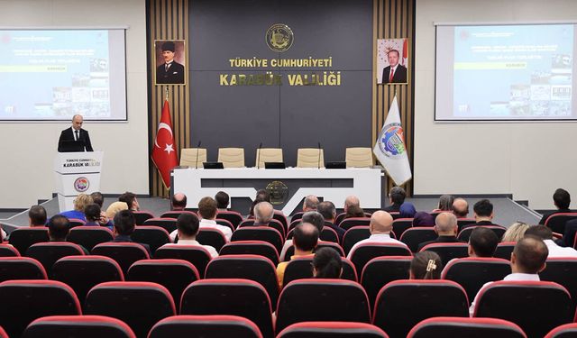 KARABÜK'ÜN GELECEĞİNİ ŞEKİLLENDİRECEK ÇEVRE DÜZENİ PLANI MASAYA YATIRILDI