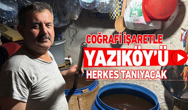 COĞRAFİ İŞARET YAZIKÖY ÜZÜM SİRKESİ ÜRETİCİLERİNE UMUT OLDU