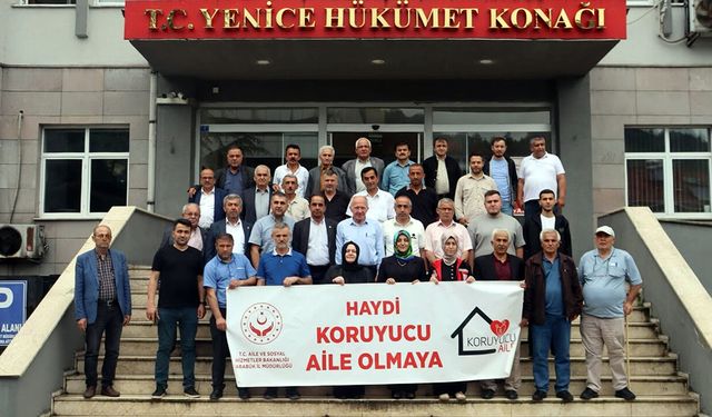 YENİCE'DE SOSYAL RİSK HARİTALARI ÇALIŞMALARI İÇİN MUHTARLARLA GÜÇ BİRLİĞİ