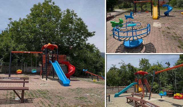 YENİCE'DE PARK VE OYUN ALANLARI YENİLENİYOR