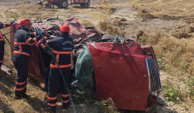 ÇANKIRI'DA FİCİ KAZA 3 KİŞİ HAYATINI KAYBETTİ
