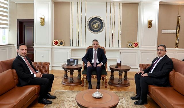 GELİBOLU KAYMAKAMI CİHAT KOÇ'TAN VALİ ÇAĞATAY'A ZİYARET