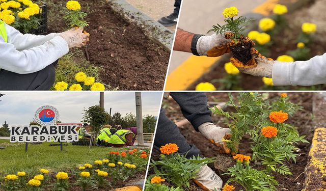 KARABÜK BELEDİYESİ YEŞİL ALAN VE PEYZAJ ÇALIŞMALARINI SÜRDÜRÜYOR