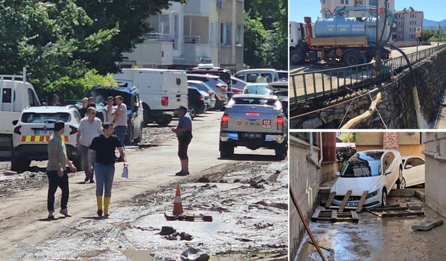 CİDE'DE SELİN YARALARI PERSONELLE SARILIYOR