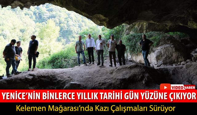KELEMEN MAĞARASI'NDA TARİHE IŞIK TUTAN KAZILAR SÜRÜYOR
