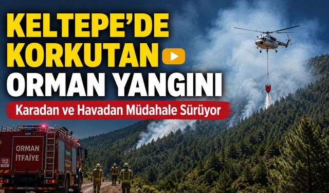 KELTEPE'DE KORKUTAN ORMAN YANGINI