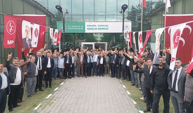 NEVZAT ÇALMAN YENİDEN MHP ESKİPAZAR İLÇE BAŞKANI SEÇİLDİ