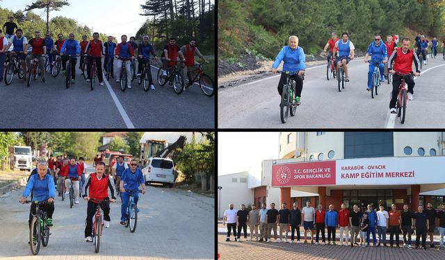 OVACIK'TA SAĞLIKLI YAŞAM İÇİN PEDALLAR ÇEVRİLDİ