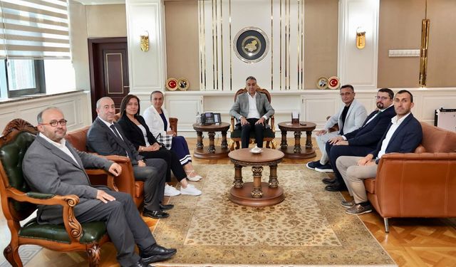 SAFTİD YÖNETİMİNDEN VALİ ÇAĞATAY'A ZİYARET