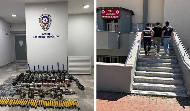ŞANTİYEDEN 2 BUÇUK MİLYONLUK MALZEME ÇALAN ŞAHIS YAKALANDI