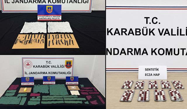 KARABÜK'TE UYUŞTURUCU OPERASYONLARINDA 12 ŞÜPHELİ YAKALANDI